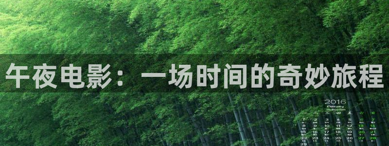 yemalu羞羞影院：午夜电影：一场时间的奇妙旅程