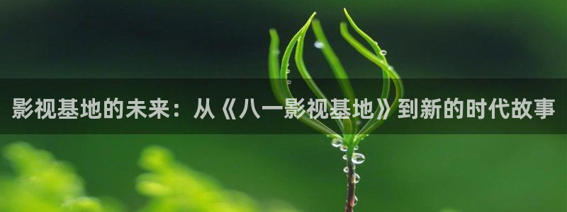 羞羞影院精品在线观看：影视基地的未来：从《八一影视基地》到新的时代故事